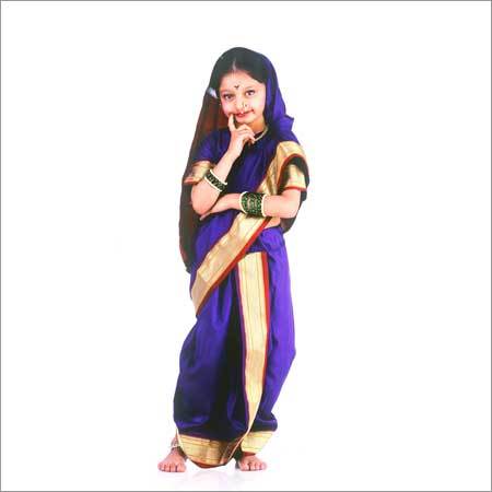 Blue Girls Silk Sarees