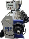 Pvc Foam Garden Pipe Machine - 90mm Screw Diameter, 40x20x12 Cm Dimensions, Blue Color | 35kw Power, Automatic Grade With Plc Control, 3000kg Weight, 1-year Warranty 