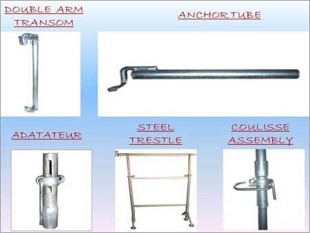 Transom, Anchor Tube, Adatateur, Trestle, Coulisse
