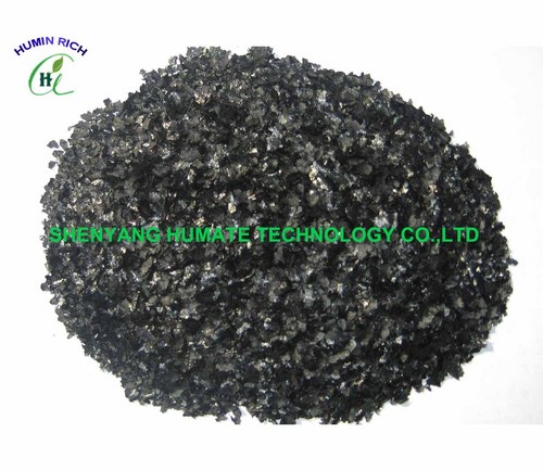 Super Potassium Humate Shiny Flake HA:65%-75%