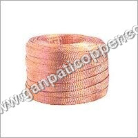 Golden Round Braided Flexible Copper Wire