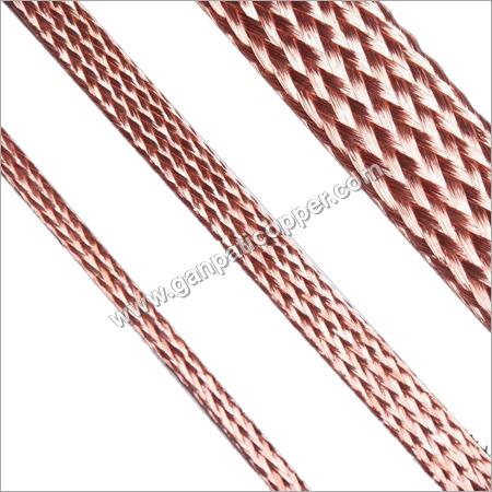Golden Flat Braided Copper Wires