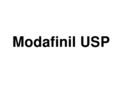 Modafinil Usp