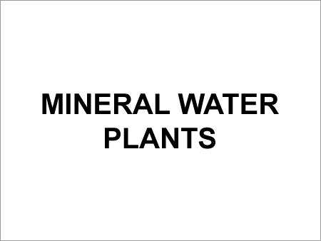 Commercial Mineral Water Plants
