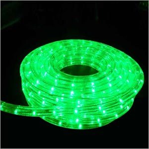 LED Rope Light - PVC Resin, Various Lengths, Green Color | Flexible Design, Energy Efficient, Long Lifespan, Waterproof, Easy Installation, Customizable, Durable, Versatile, Indoor and Outdoor Use
