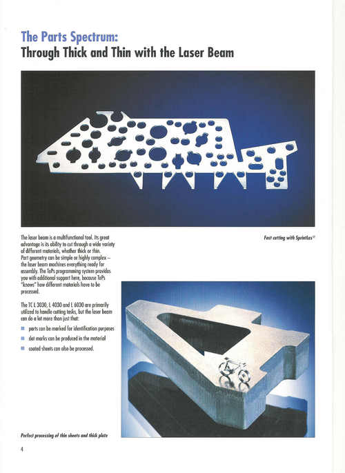 Sheet metal laser cutting 