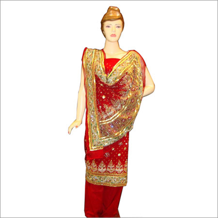 Embroidered Suit Duppatta