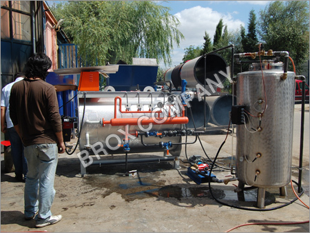 Installation of Model 200 Steam Generator 200 kg