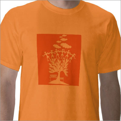 Warli Art on Organic T-shirt