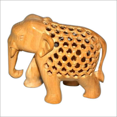 Wooden Elephant Statue