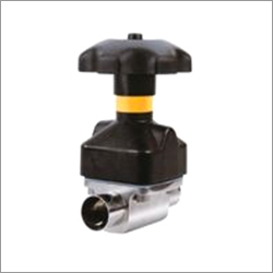 Silver And Black Saunders Aspetic Diaphragm Valves