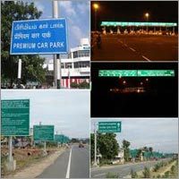 Road Reflective Sign Board