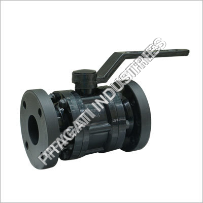 PP 3 Piece Flange End Ball Valve