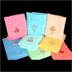 Jacquard Embroidered Towels