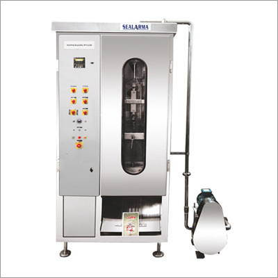 Oil Packaging Machine - Stainless Steel, 950x950x2500mm, Silver Color | Automatic Operation, PLC Control, Low Maintenance, Power Efficient, Suitable for Various Oils
