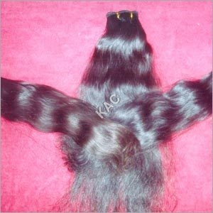 Machine Weft - Human Hair Black and Grey Bleached | Durable Soft Texture Tangle-Free No Shedding Non-Sticky
