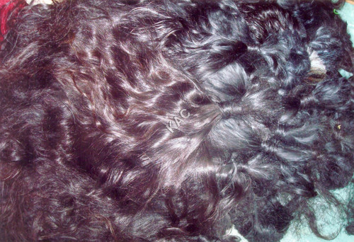 Curly Bulk Human Hair - Black, Customizable Length | Natural Look, Soft Texture, Versatile Styles, Easy to Use