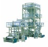 LDPE/HDPE Film Blowing Machine With Automatically Winder - Steel Material, 10-100 Microns Thickness | CE, ISO, Automatic Winding, High Output