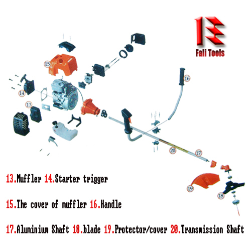 gasoline brush cutter 43CC