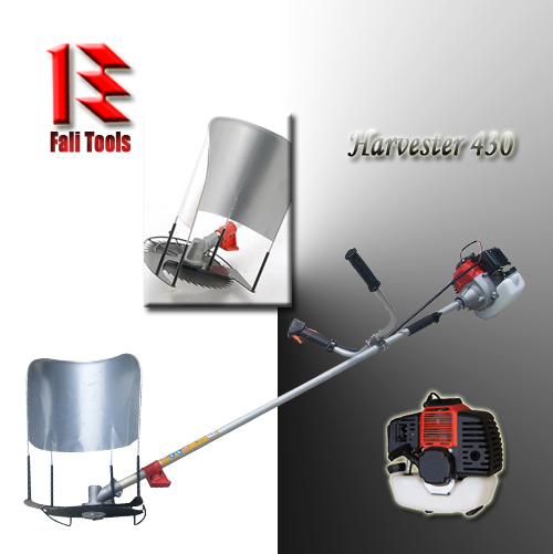 Weed cutter with paddy attachment