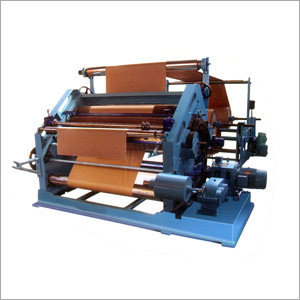 OBLIQUE TYPE SINGLE FACE CORRUGATION MACHINE