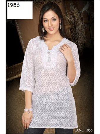 Chikan Cotton Kurtis