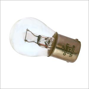 Brake Light Bulbs - Glass & Metal, 25x40mm, 12V 21W Bayonet Base, Incandescent, Long-Lasting, Bright Light, Easy Install