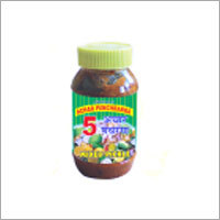Pachranga Pickel - Glass Jar, 10x7cm, Brown | Mixed Vegetables, Authentic Spices, Ready To Eat, Healthy Snack