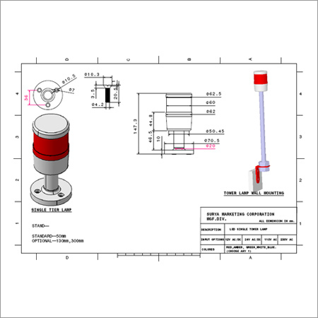 Single Tier Lamp
