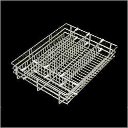 Cutlery Basket - Steel Wire Chrome Finish, Cabinet Mount | Easy Access, Space Saving, Durable, Organized Storage