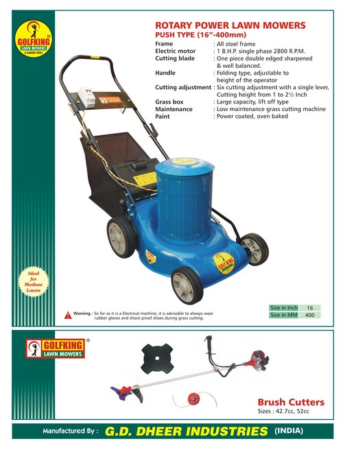 Rotary Power Lawn Mover