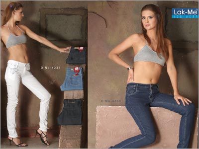 Designer Ladies Cotton Jeans