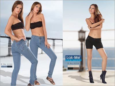 Ladies Jeans Half Jeans