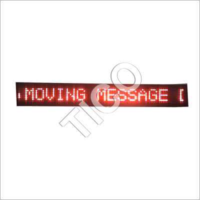 Single Line Moving Message Display