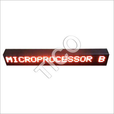 Single Line Moving Message Displays