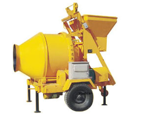 Concrete Mixer - 7CU FT Discharge Capacity, 192A-12 Electric Engine, Yellow Metal Finish, 2640 lbs Weight, 18RPM Drum Rotation Speed
