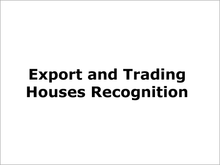 Export and Trading Houses Recognition