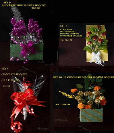 Chocolate bouquets