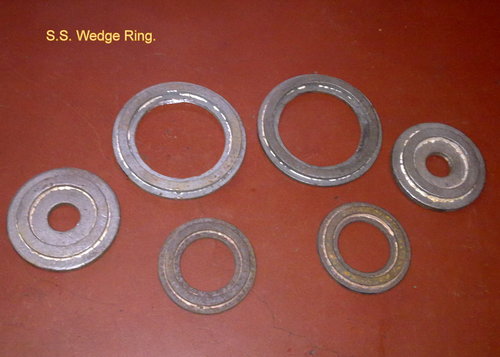 Stainless Steel Wedge Ring 