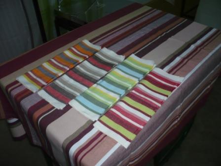 bed sheet stripes