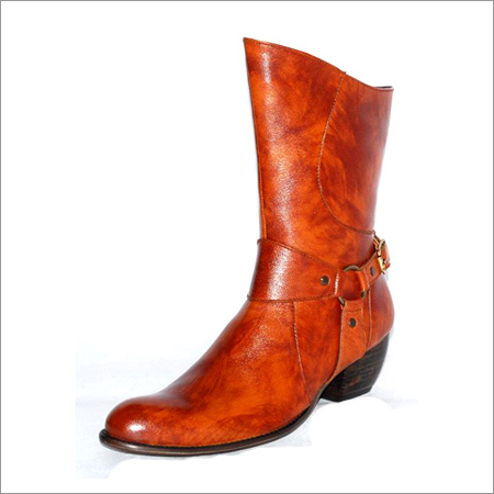 Colored Leather Boots