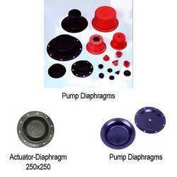 Diaphragms For Pump Valves Actuator - EPDM NBR 5-50mm Red 10-100 Bar | Fluid Sealing Pressure Control Precise Actuation