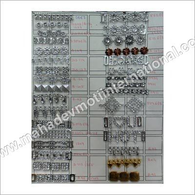 Metalized Plastic Beads Lace