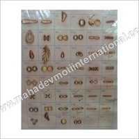 Dull Gold Plastic Beads
