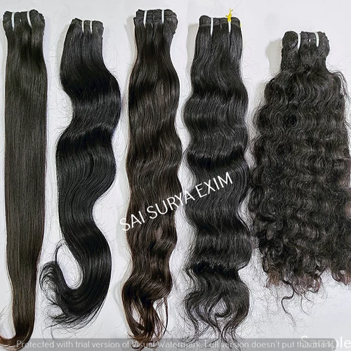 HIGH QUALITY STITCHED INDIAN REMY MACHINE WEFT HUMAN HAIR EXTENSIONS