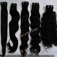 HIGH QUALITY STITCHED INDIAN REMY MACHINE WEFT HUMAN HAIR EXTENSIONS