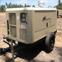 Light Brown Portable Screw Compressor