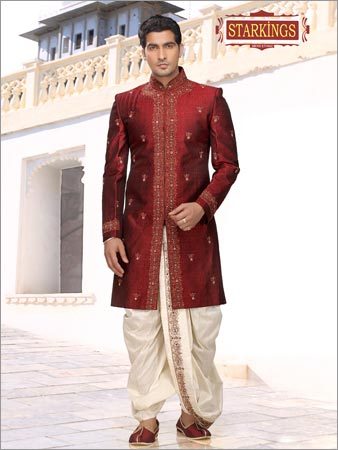 Silk Dhoti Suit