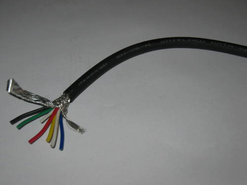Multicore Shielded Cable - Color: Black