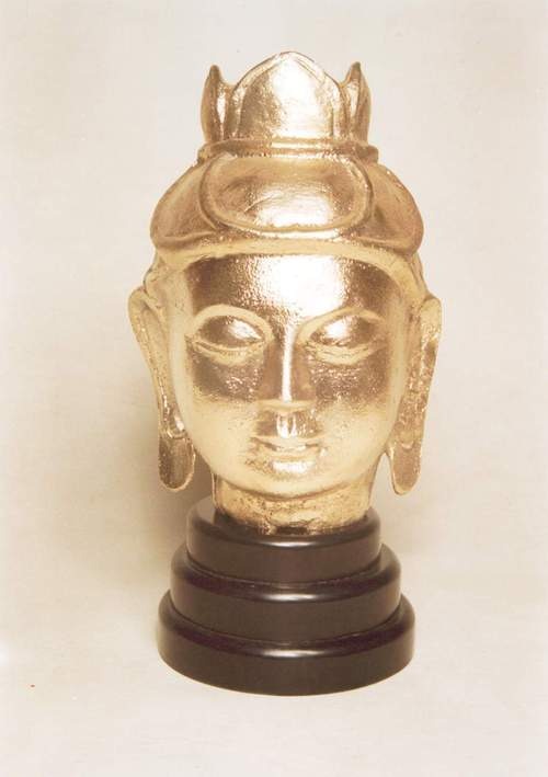 Brass Buddha Statue Height: 29  Micromete (Micron)